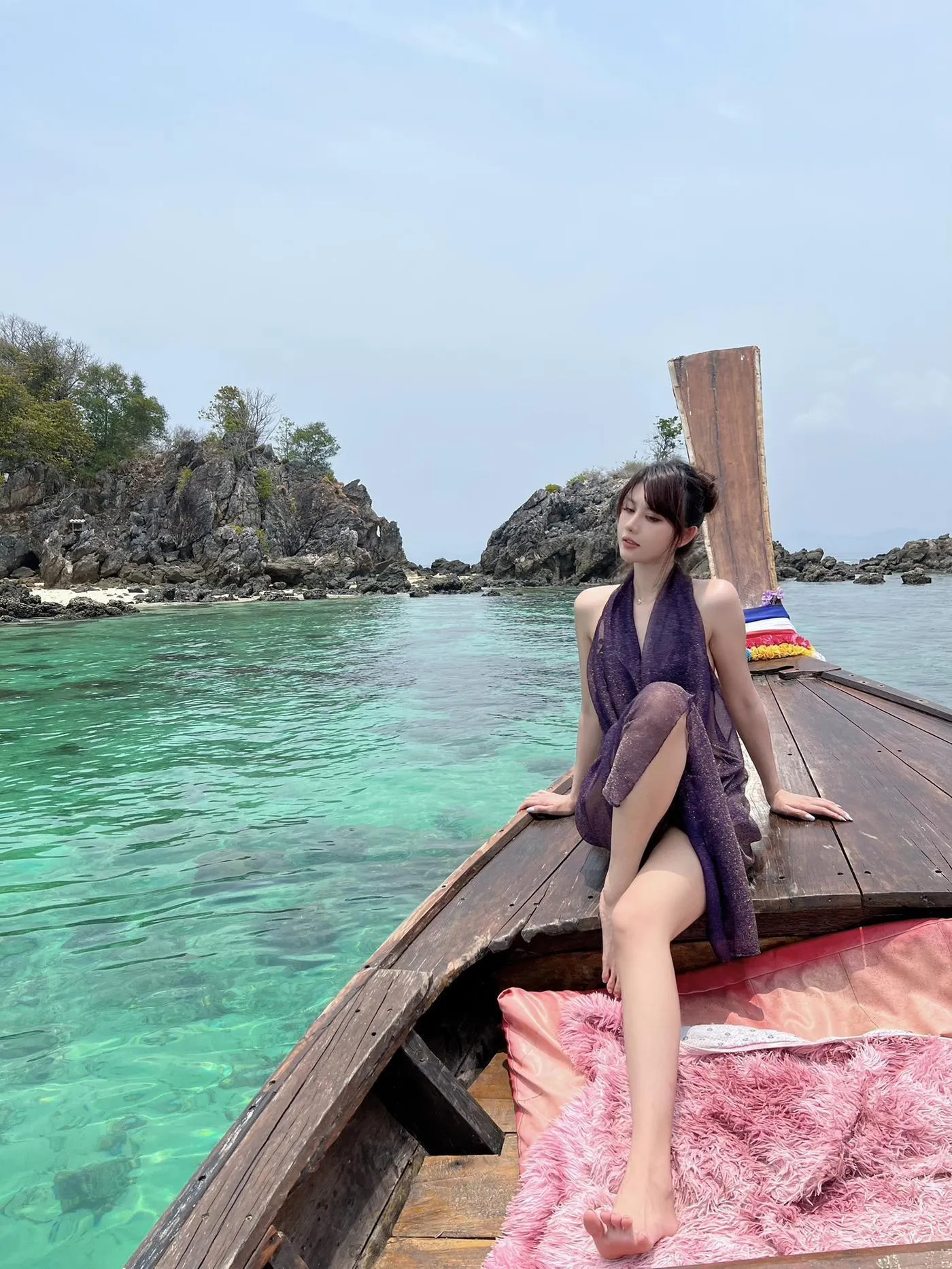 就是阿朱啊 – NO.07 5月微密圈 紫色纱裙美人鱼 [67P]插图6